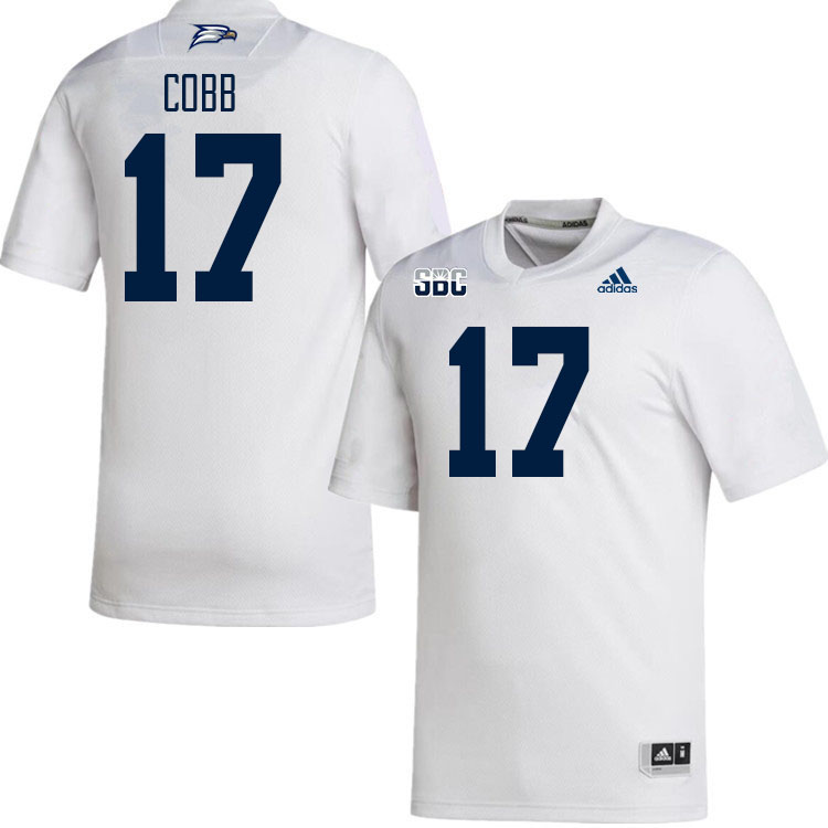 Men #17 Dalen Cobb Georgia Southern Eagles College Football Jerseys Stitched Sale-White